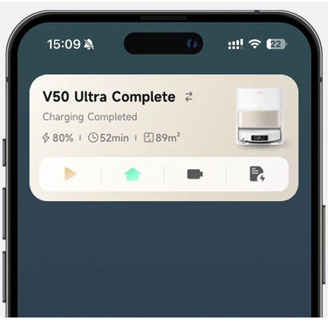 Robot aspirator si mop MOVA V50 Ultra Complete, 24000Pa, Auto-curatare, Perii anti-incurcare, Statie inteligenta, Alb