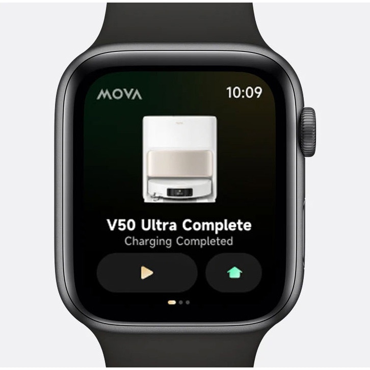 Robot aspirator si mop MOVA V50 Ultra Complete, 24000Pa, Auto-curatare, Perii anti-incurcare, Statie inteligenta, Alb