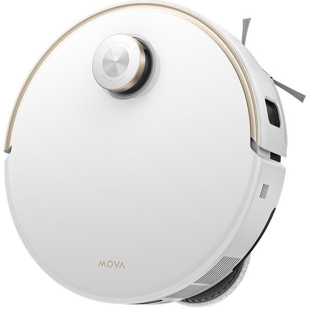 Robot aspirator si mop MOVA V50 Ultra Complete, 24000Pa, Auto-curatare, Perii anti-incurcare, Statie inteligenta, Alb