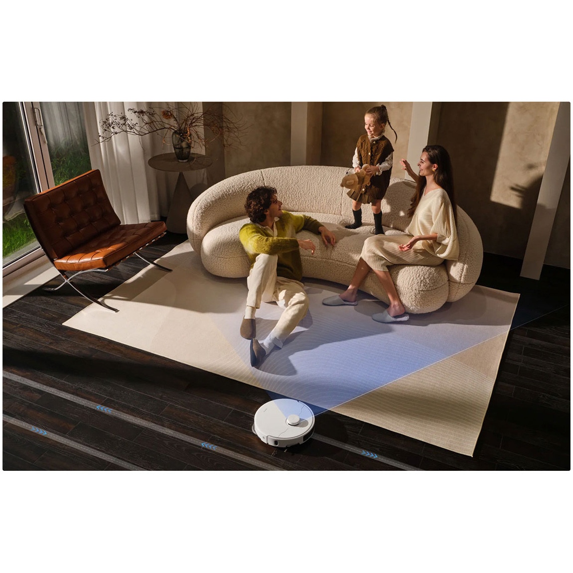 Aspirator robot cu mop Mova P50 Pro Ultra RLP53HE, 19.000 Pa, 5.200mAh, 210 min, FlexReach™, statie colectare inteligenta, alb