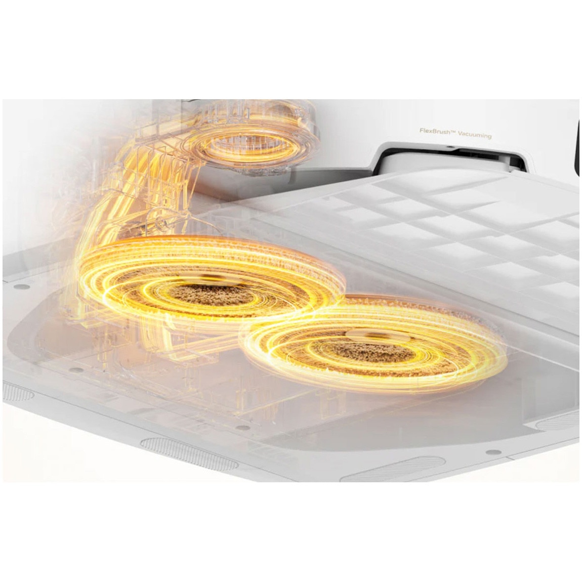 Aspirator robot cu mop Mova P50 Pro Ultra RLP53HE, 19.000 Pa, 5.200mAh, 210 min, FlexReach™, statie colectare inteligenta, alb