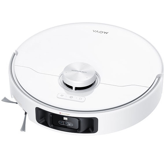 Aspirator robot cu mop Mova P50 Pro Ultra RLP53HE, 19.000 Pa, 5.200mAh, 210 min, FlexReach™, statie colectare inteligenta, alb