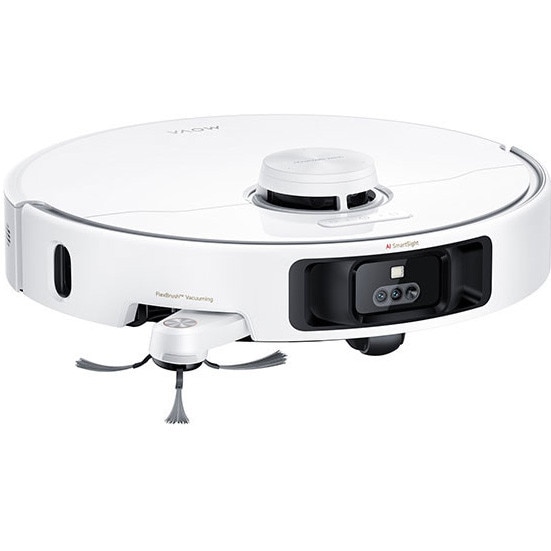 Aspirator robot cu mop Mova P50 Pro Ultra RLP53HE, 19.000 Pa, 5.200mAh, 210 min, FlexReach™, statie colectare inteligenta, alb