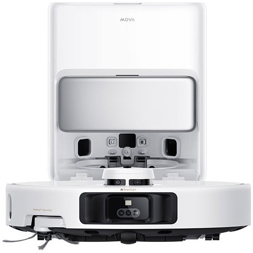 Aspirator robot cu mop Mova P50 Pro Ultra RLP53HE, 19.000 Pa, 5.200mAh, 210 min, FlexReach™, statie colectare inteligenta, alb
