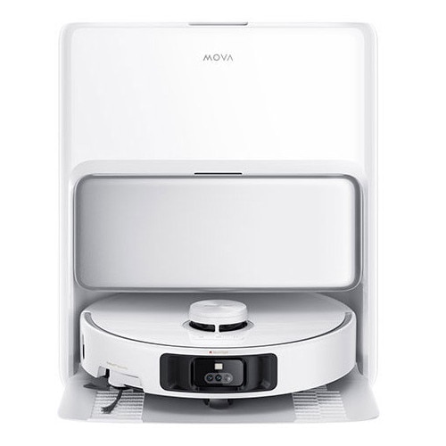 Aspirator robot cu mop Mova P50 Pro Ultra RLP53HE, 19.000 Pa, 5.200mAh, 210 min, FlexReach™, statie colectare inteligenta, alb