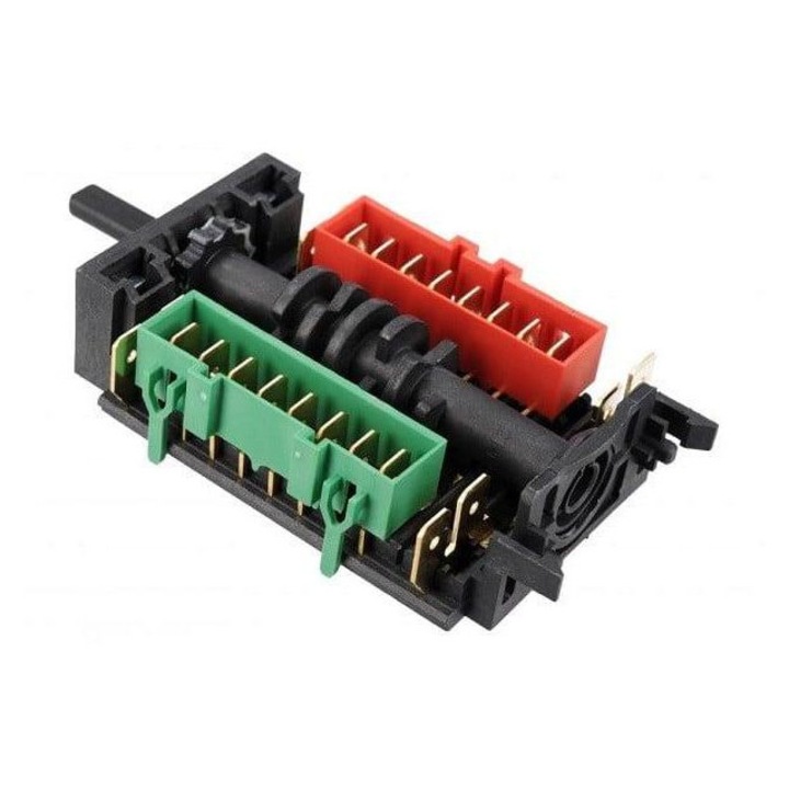 Comutator cuptor electric Gorenje 296331, piesă pentru aragaz, alb, compatibilitate diferite modele