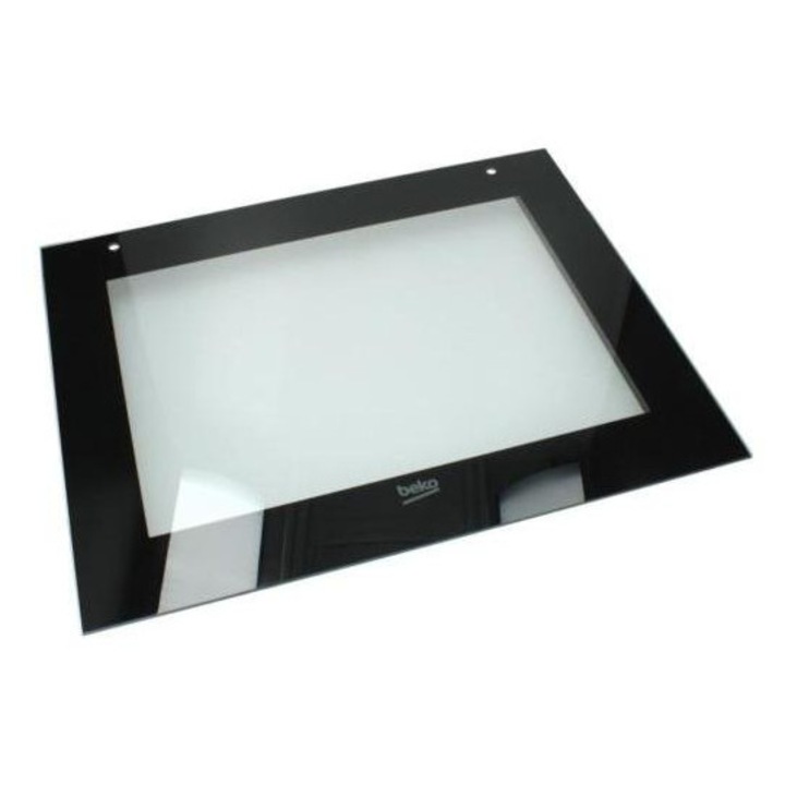 Geam exterior usa cuptor Beko 210480429, transparent, rezistent la caldura
