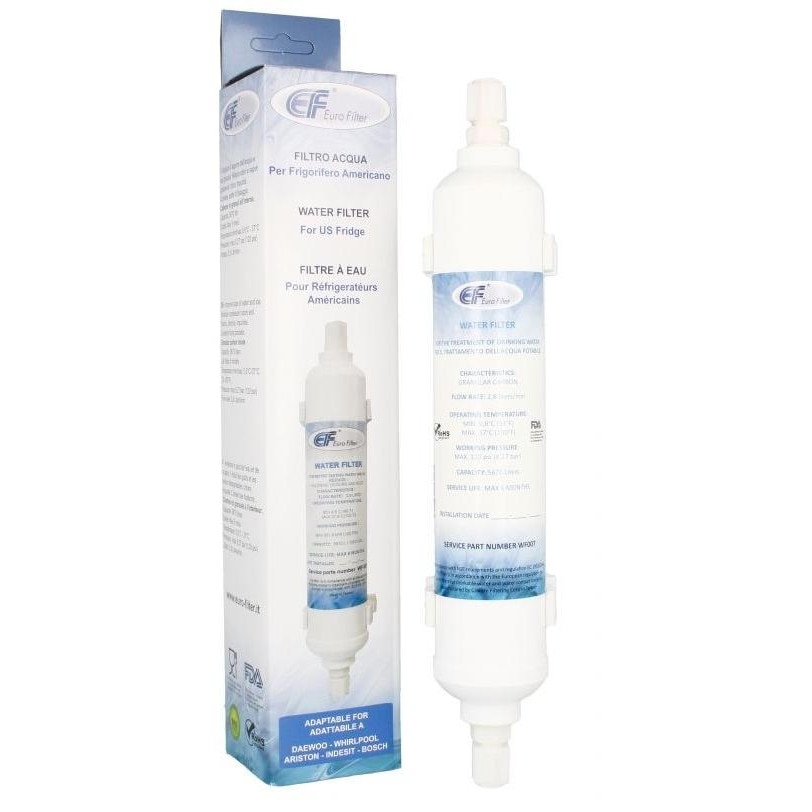 Filtru apă Eurofilter WF007 pentru frigider side-by-side, 31, 5x5cm ...