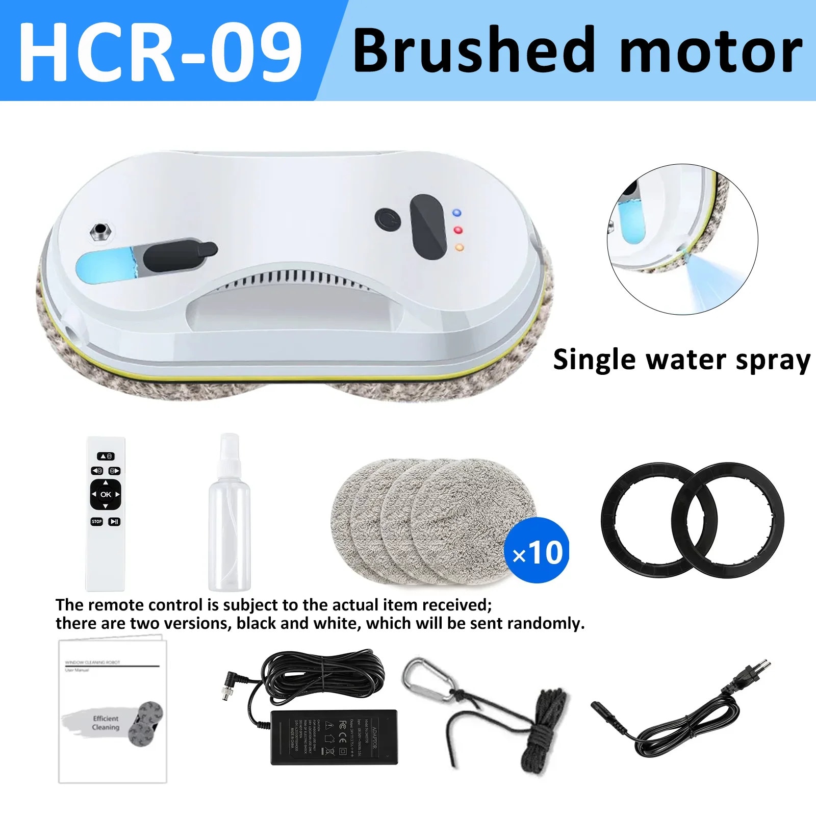 Robot de curatare feronerie, HCR-09, eficienta ridicata, caracteristica anti-cadere, 100-240V, 800W