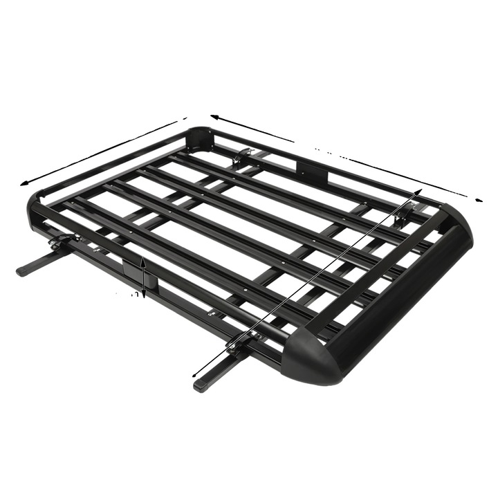 Bare transversale, negru, dimensiuni 160x13cm, latime ajustabila 100x135cm, capacitate maxima 150kg