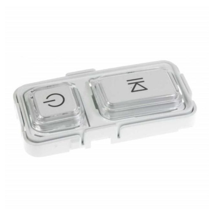 Eredeti Samsung DC97-17392A gombkészlet mosógéphez, tartós, fehér