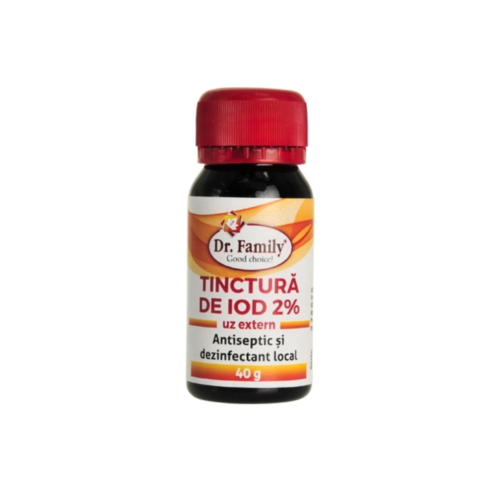 Tinctura de iod 2%, 40g - Dr. Family