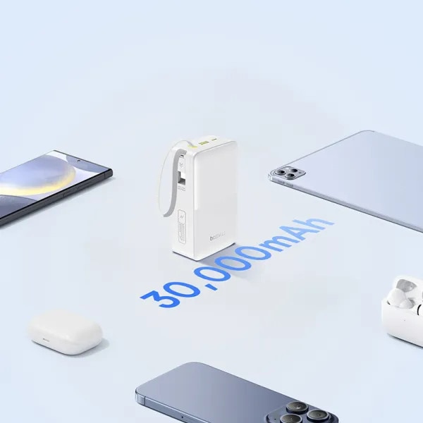 Baterie externă Baseus EnerFill Bipow 2 Pro, 30.000 mAh, 22.5W