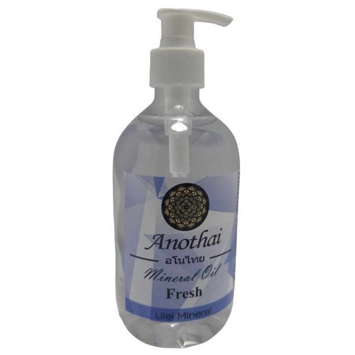 Anothai Fresh hidratáló masszázsolaj, 500 ml, könnyű textúra, aromaterápiához