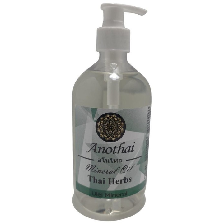 Anothai ásványolaj, 500 ml, hidratáló, masszázsolaj, gyógynövényes