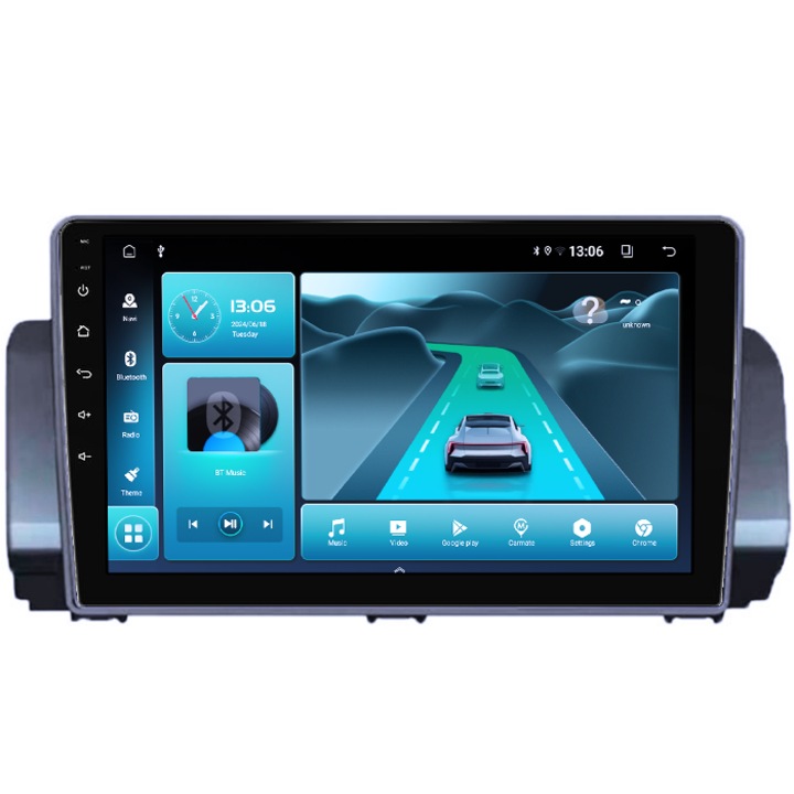 Navigatie dedicata Dacia Logan 3, Stepway dupa 2021, 4GB RAM 64GB ROM, Octacore, Android 14, Display QLED 9", DSP, Carplay&Android Auto, SIM 4G, Ventilator Activ