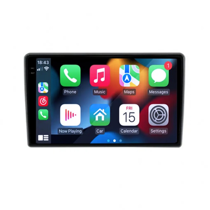 Navigáció Ford Transit Custom 2013-2022, 8GB RAM 128GB ROM, Octacore, TS18 platform, Android 14, QLED 9" kijelző, 360" kamera támogatás, DSP, Carplay&Android Auto, 4G SIM, Aktív ventilátor