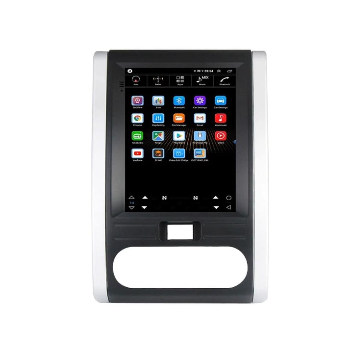 Navigatie dedicata Nissan X-Trail/MX6 2008-2012 Tesla Style, 8GB RAM 128GB ROM, Octacore, Android 14, Display QLED 9.7”, Suporta camera 360º, DSP, Carplay&Android Auto, SIM 4G, Ventilator Activ