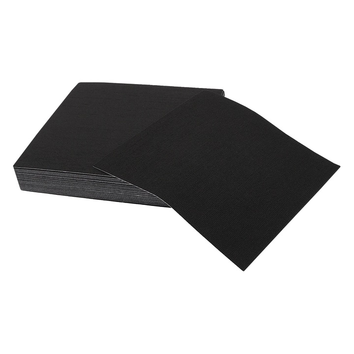 Placi de covor, design interconectabil, caracteristica anti-alunecare, negru, set de 20 bucati, 50x50cm