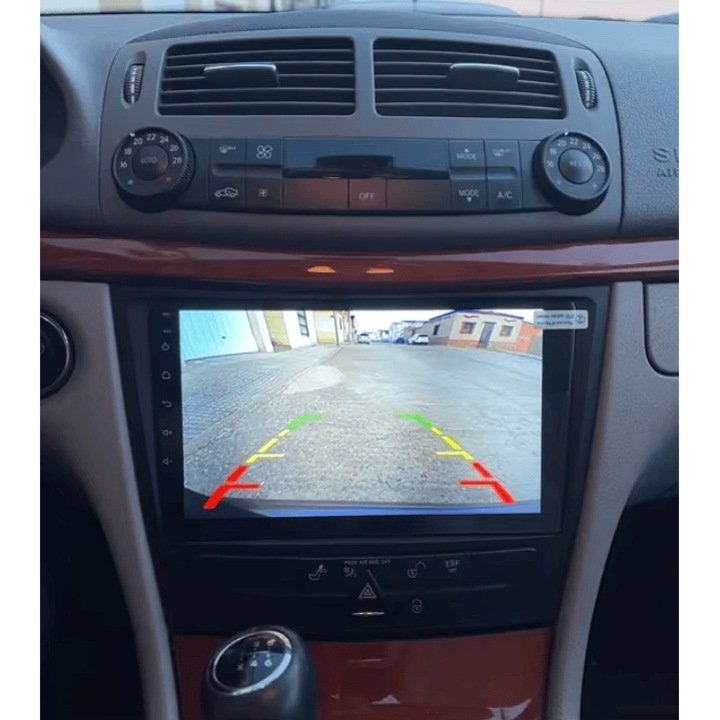 Navigatie dedicata Mercedes Benz W211, 8GB RAM 128GB ROM, Octacore, Platforma 7862, Android 14, Display QLED 9", Suporta camera 360", DSP, Carplay&Android Auto, SIM 4G, Ventilator Activ