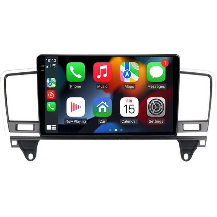 Navigatie dedicata Mercedes ML, GL-Class GL X166 2012-2015, 8GB RAM 128GB ROM, Octacore, Platforma 7862, Android 14, Display QLED 9", Suporta camera 360", DSP, Carplay&Android Auto, SIM 4G, Ventila