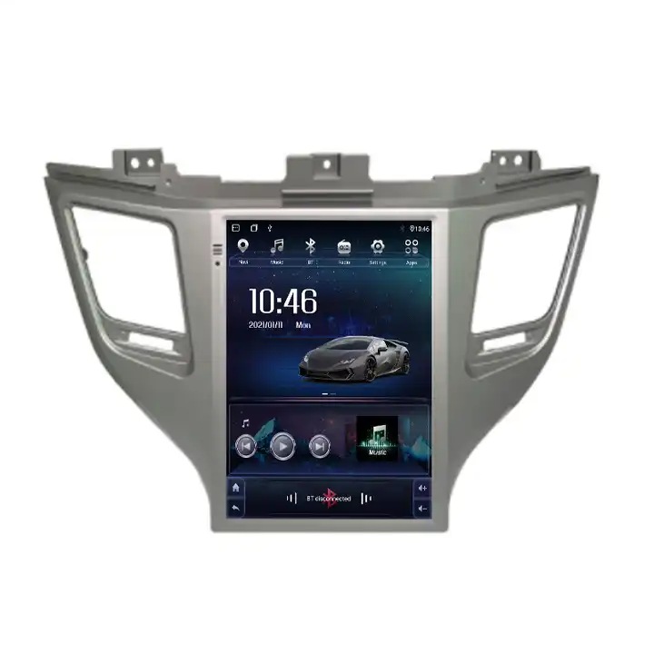 Navigatie dedicata Hyundai Tucson 2016-2018 Tesla Style, 8GB RAM 128GB ROM, Octacore, Android 14, Display QLED 9.7”, Suporta camera 360º, DSP, Carplay&Android Auto, SIM 4G, Ventilator Activ