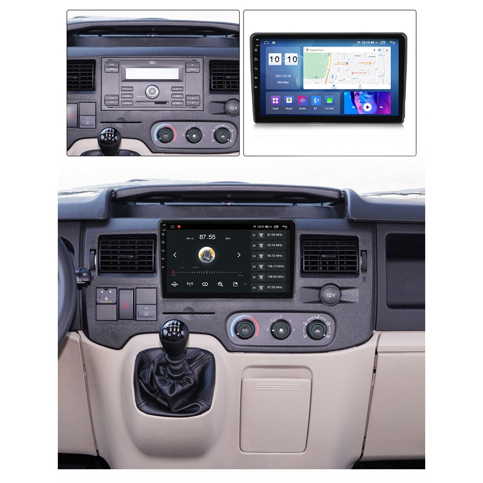Navigatie dedicata Ford Transit 2002-2012, 8GB RAM 128GB ROM, Octacore ...