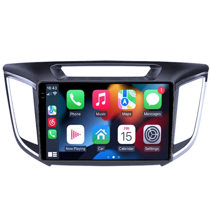 Navigatie dedicata Hyundai IX25/Creta, 8GB RAM 128GB ROM, Octacore, Platforma 7862, Android 14, Display QLED 9", Suporta camera 360", DSP, Carplay&Android Auto, SIM 4G, Ventilator Activ