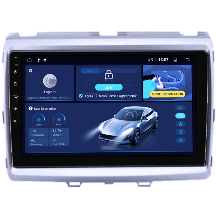 Navigatie dedicata Mazda 8 2011, 8GB RAM 128GB ROM, Octacore, Platforma 7862, Android 14, Display QLED 9", Suporta camera 360", DSP, Carplay&Android Auto, SIM 4G, Ventilator Activ