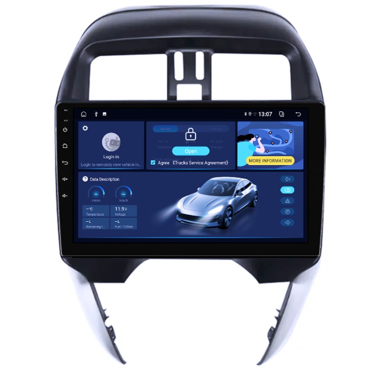 Navigatie dedicata Nissan Sunny 2019, 8GB RAM 128GB ROM, Octacore