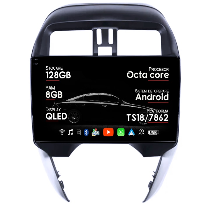 Navigatie dedicata Nissan Sunny 2019, 8GB RAM 128GB ROM, Octacore