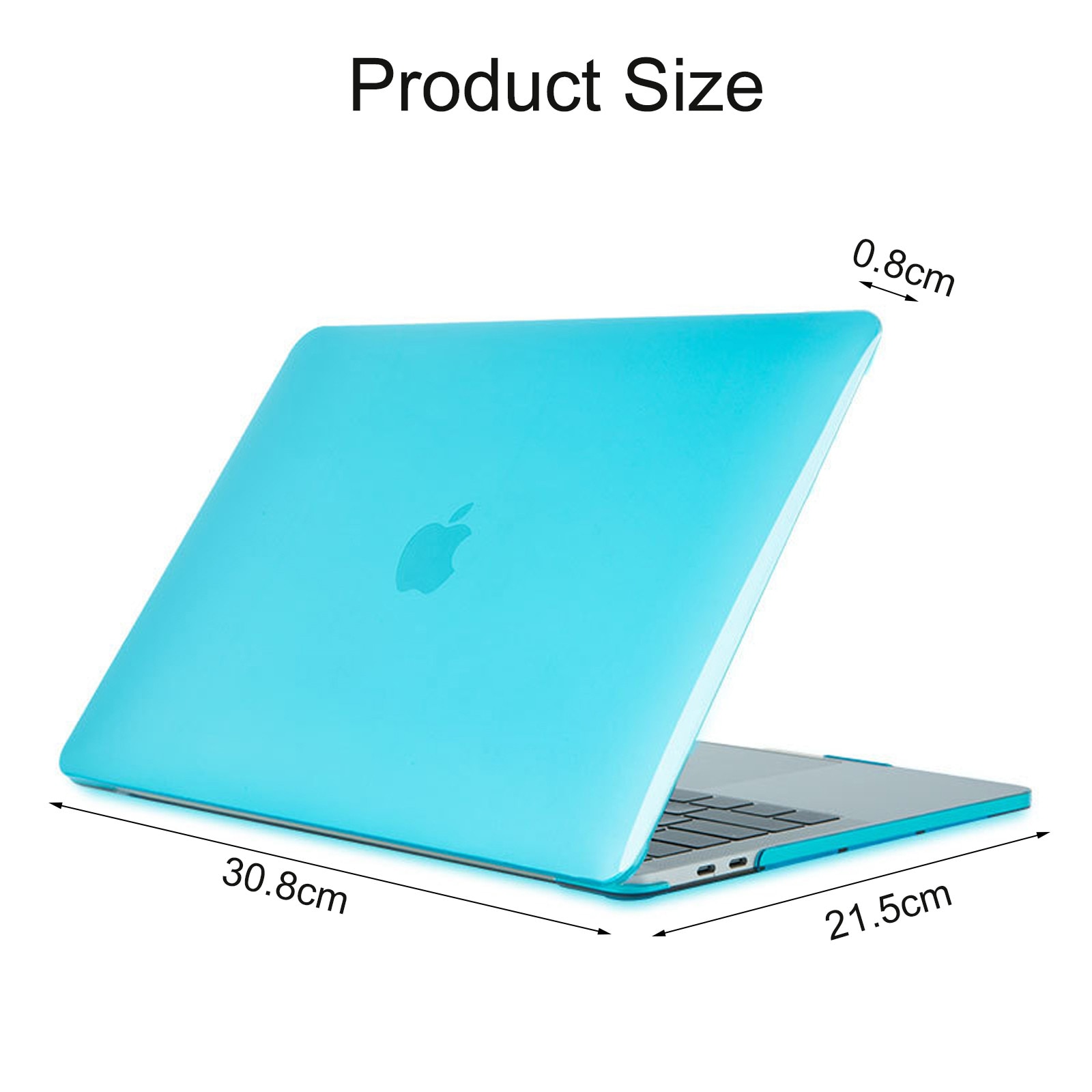 Carcasa pentru MacBook, asskanaer, Husa de protectie pentru MacBook Air 13.3-inch (A1706/A1708/A1989/A2159/A2338), Rezistent la cadere, rezistent la apa, rezistent la pete, Usor de montat, Design slim, Plastic, 30.8*21.5*0.8cm, Albastru