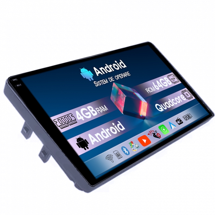 Navigatie dedicata Alfa Romeo 159, 4GB RAM 64GB ROM, Octacore, Android 14, Display QLED 1K, 9", DSP, Carplay&Android Auto, Suport camere AHD