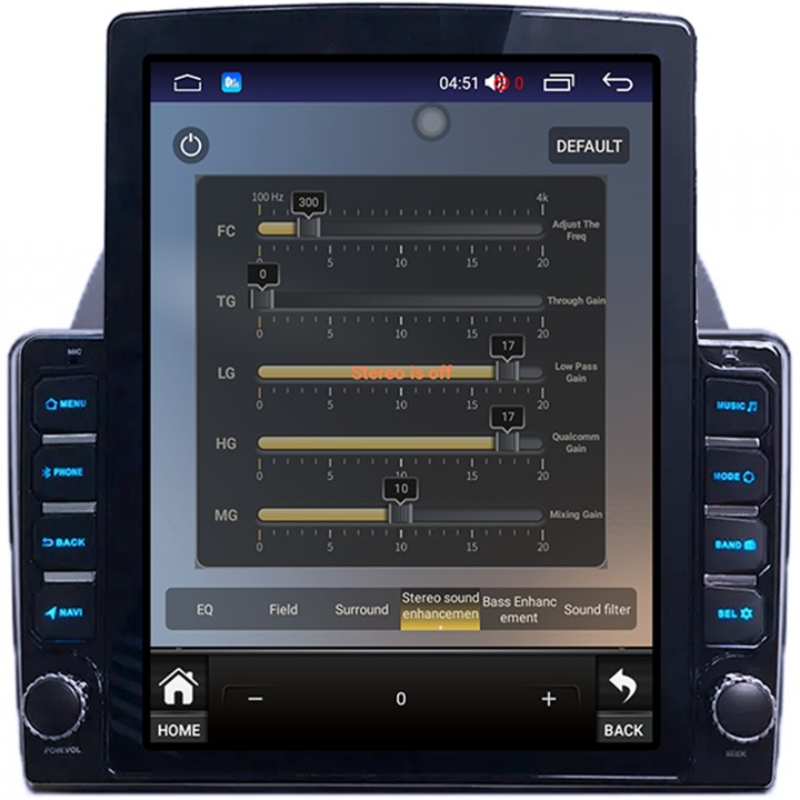 Dedikált navigáció Ford Ecosport 2018-2023, Tesla Style, 8GB RAM 128GB ROM, Octacore, Android 13, QLED 10.25" kijelző, DSP, Carplay és Android Auto, SIM 4G, Aktív ventilátor