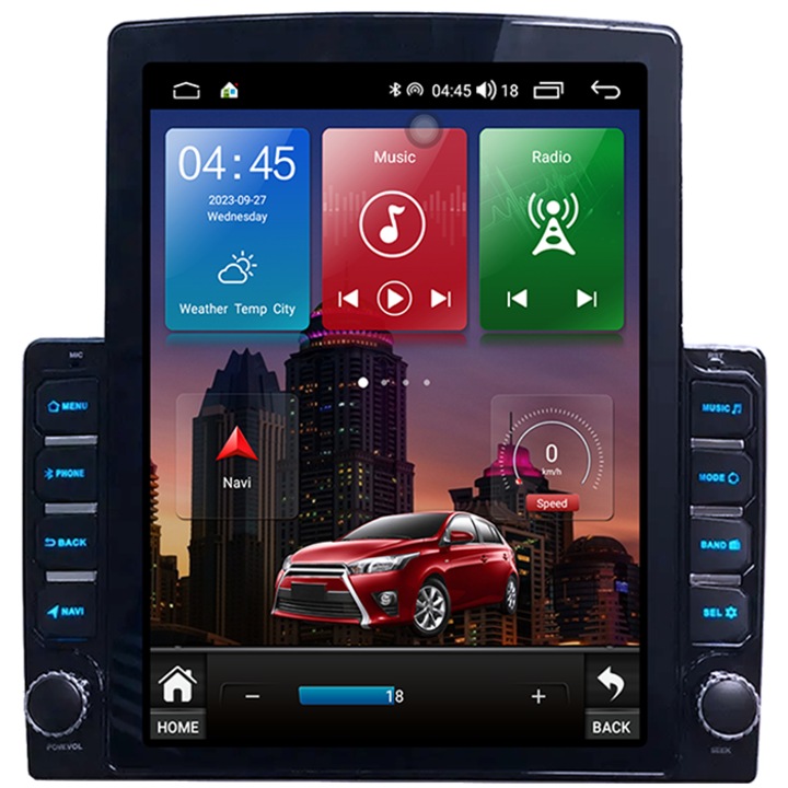 Dedikált navigáció Ford Transit 2000-2014, Tesla stílus, 8GB RAM 128GB ROM, Octacore, Android 13, QLED 10.25" kijelző, DSP, Carplay és Android Auto, SIM 4G, Aktív ventilátor