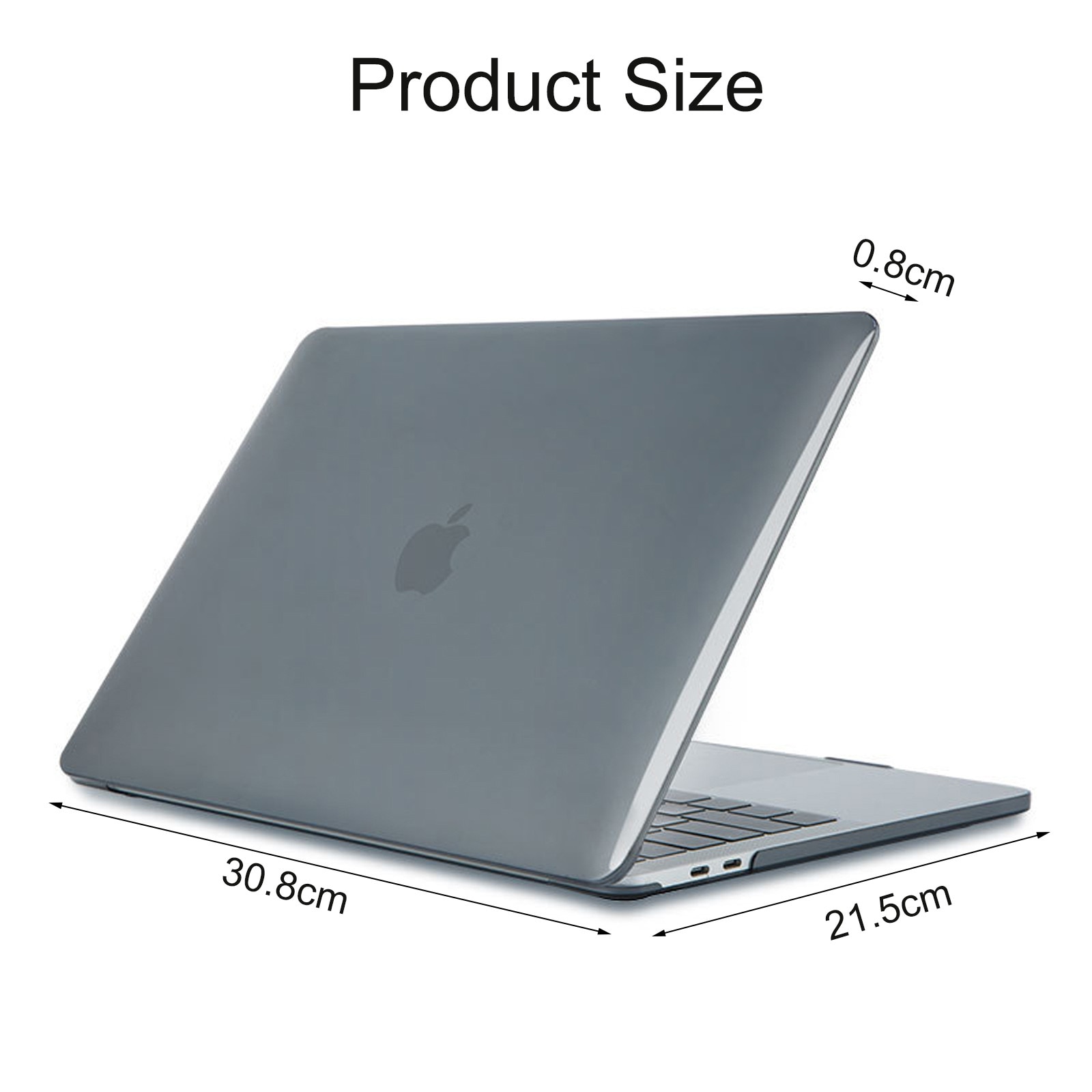 Carcasa pentru MacBook, asskanaer, Husa de protectie pentru MacBook Air 13.3-inch (A1706/A1708/A1989/A2159/A2338), Rezistent la cadere, rezistent la apa, rezistent la pete, Usor de montat, Design slim, Plastic, 30.8*21.5*0.8cm, Negru