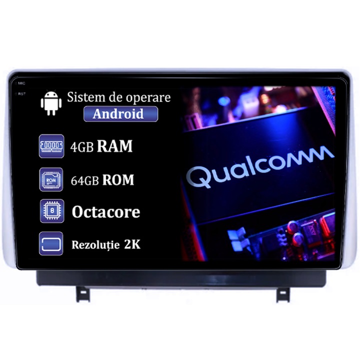 Navigatie dedicata Mazda 3 2020+, 4GB RAM 64GB ROM, Procesor Qualcomm Octacore, Android 14, Rezolutie 2K, Display QLED 9", DSP, Carplay&Android Auto, SIM 4G