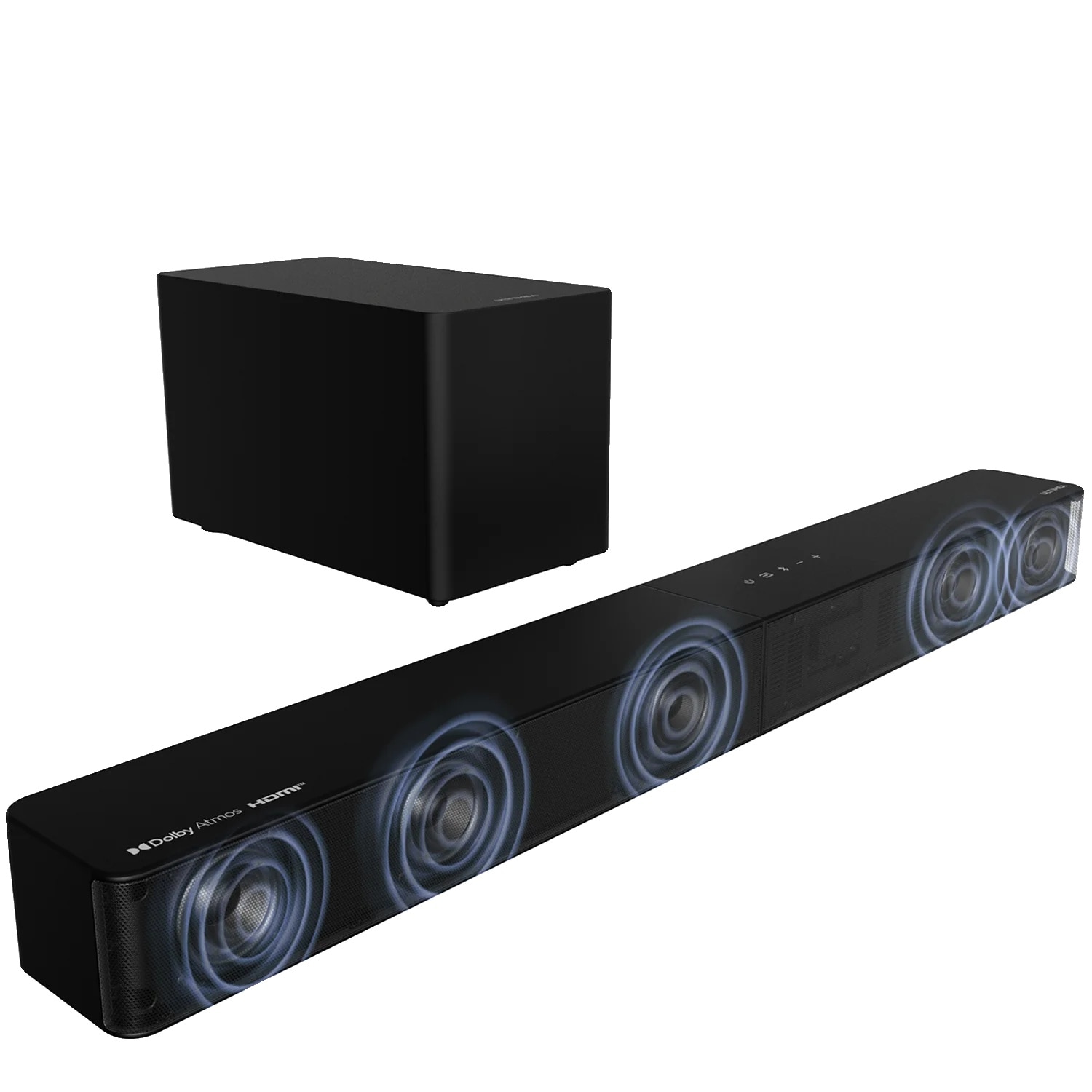 Soundbar Poseidon M60 Boom, 5.1 Surround Sound, Bluetooth, 340W, cu telecomanda