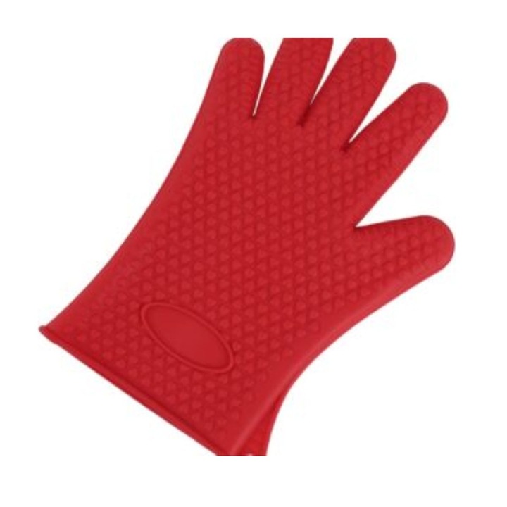 Zass szilikon kesztyű, hőálló, csúszásmentes, 27x18.5cm, vegyes színek