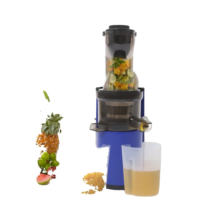 Storcator de fructe, 800W, capacitate 500ml, albastru, 8.27x5.51x15.75 in