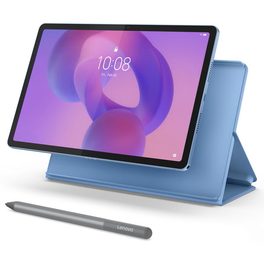 Tabletă Lenovo Idea Tab 11, 256GB, 8GB RAM, 5G, albastră, cu Stylus Pen și husă