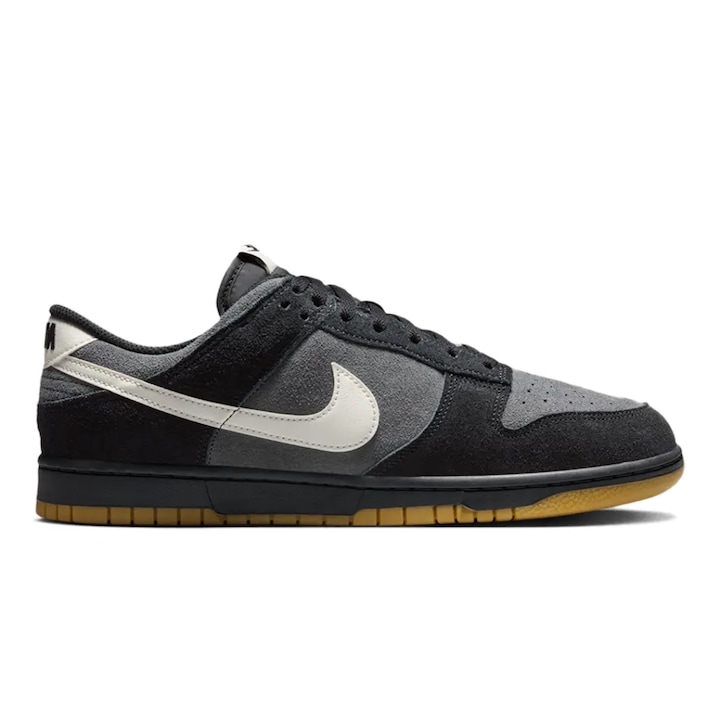 Pantofi sport barbati, Nike, Dunk Low Retro SE, piele intoarsa, Talpa cauciuc, 47.5 EU