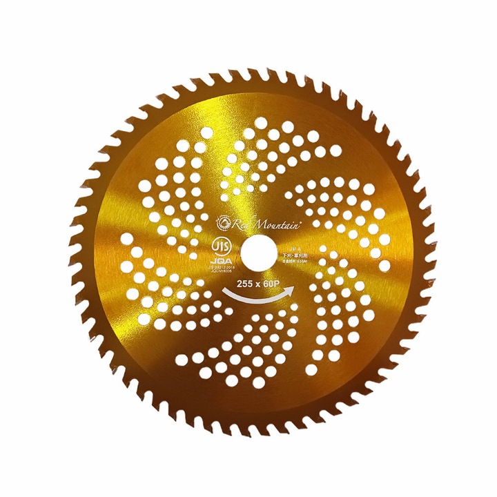 Disc motocoasa Red Mountain, TOUGH, 60 dinti, 255mm, 1.25mm