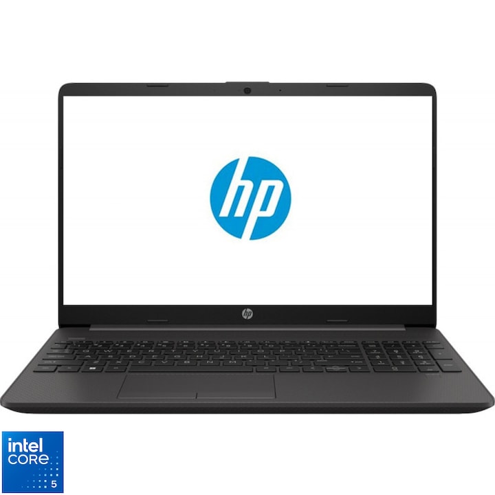 Лаптоп HP 250R G9, Intel® Core™ 5 120U до 5.0GHz, 15.6" Full HD, 8GB DDR4 RAM, 512GB SSD, Intel® Graphics, No OS, Dark Ash Silver