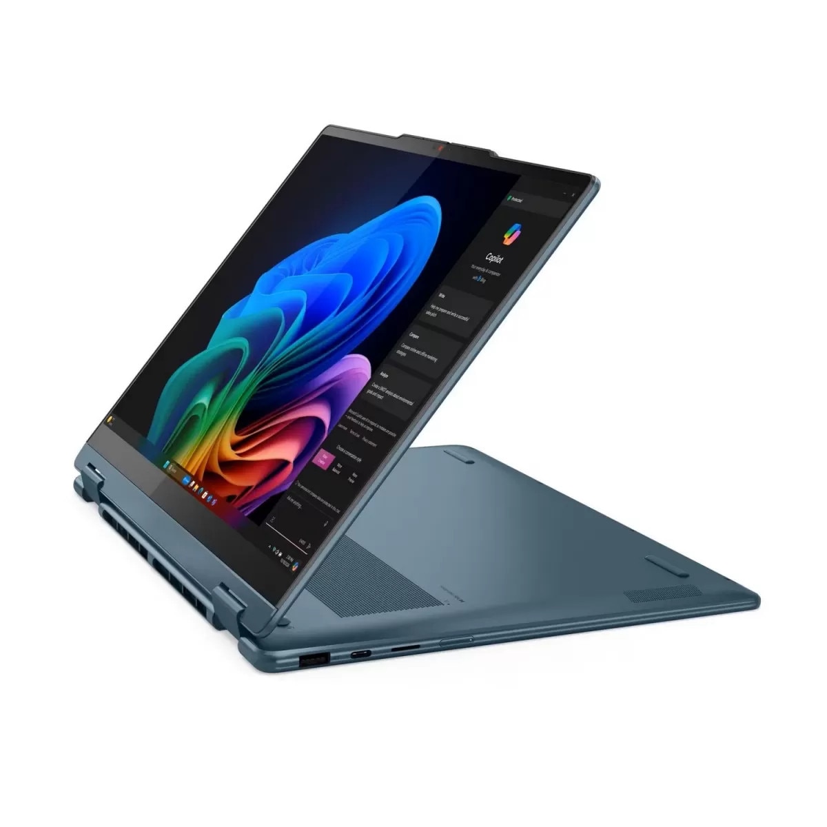 Laptop Lenovo YOGA 7 2-in-1 14 Ryzen AI 5 340 14inch OLED Touch 16GB 512GB Windows 11 Home Tidal Teal