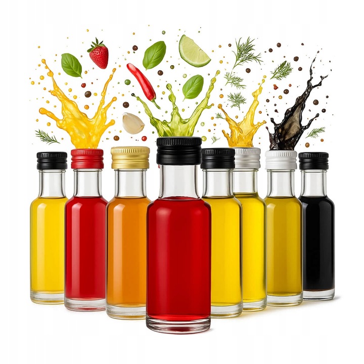 Set 100 Sticle DORICA 20ml, Bimberek, Transparent, Sticlă, Capac etanș