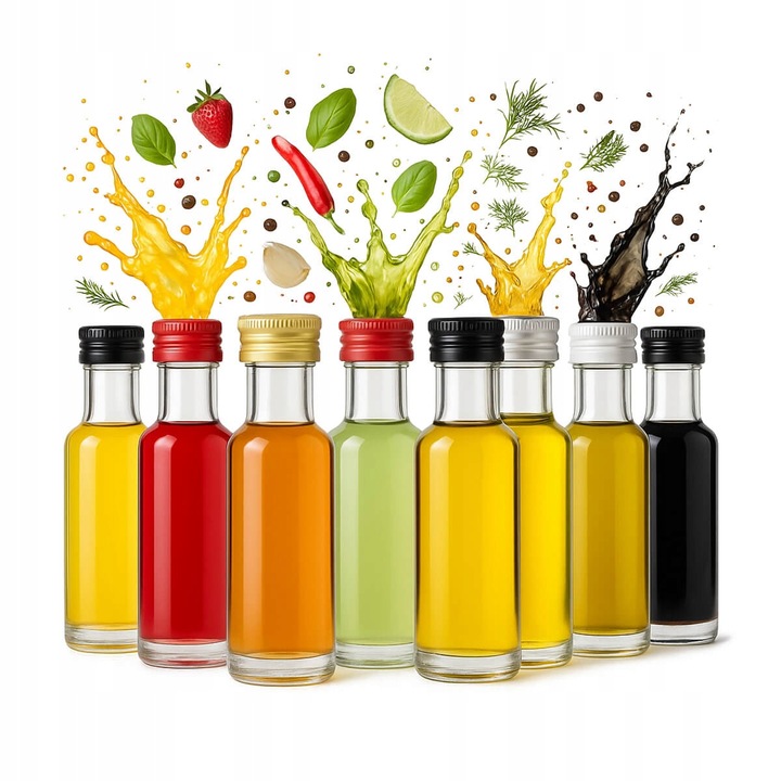 Set 50x Sticle DORICA 20ml, Transparent, Sticlă