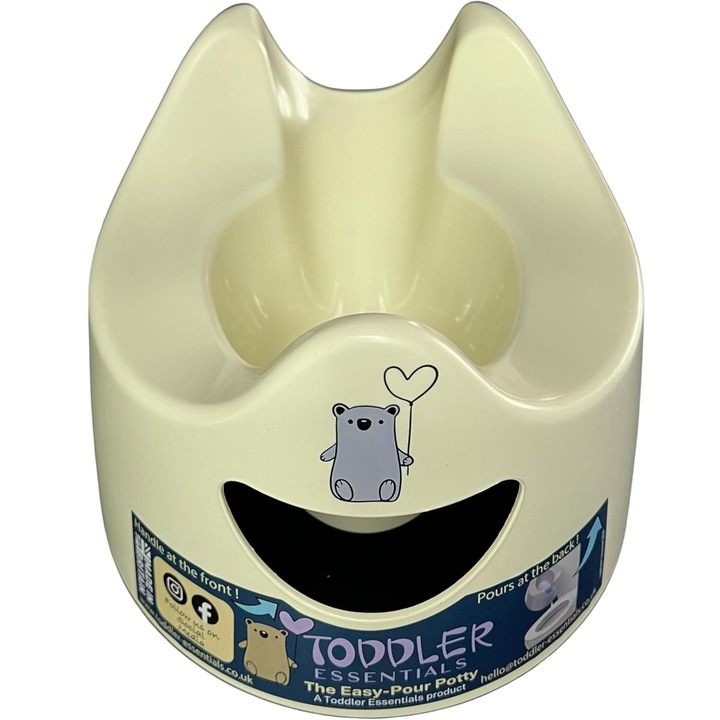 Olita Noptica Toddler Essential Light galben, igienica, usoara, cu maner