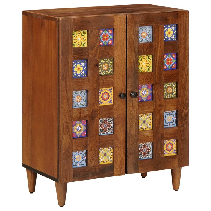 Rafturi vidaXL de colt Stejar Negru 33 x 33 x 132 cm Lemn compozit