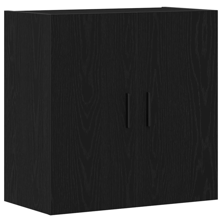 Dulap vidaXL de perete Stejar negru 60 x 31 x 70 cm Lemn compozit